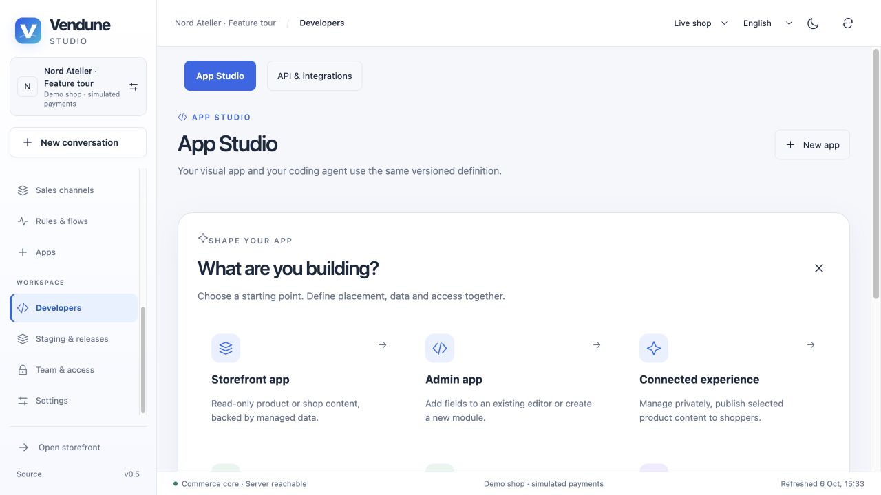 Current App Studio assistants and their explicit purpose