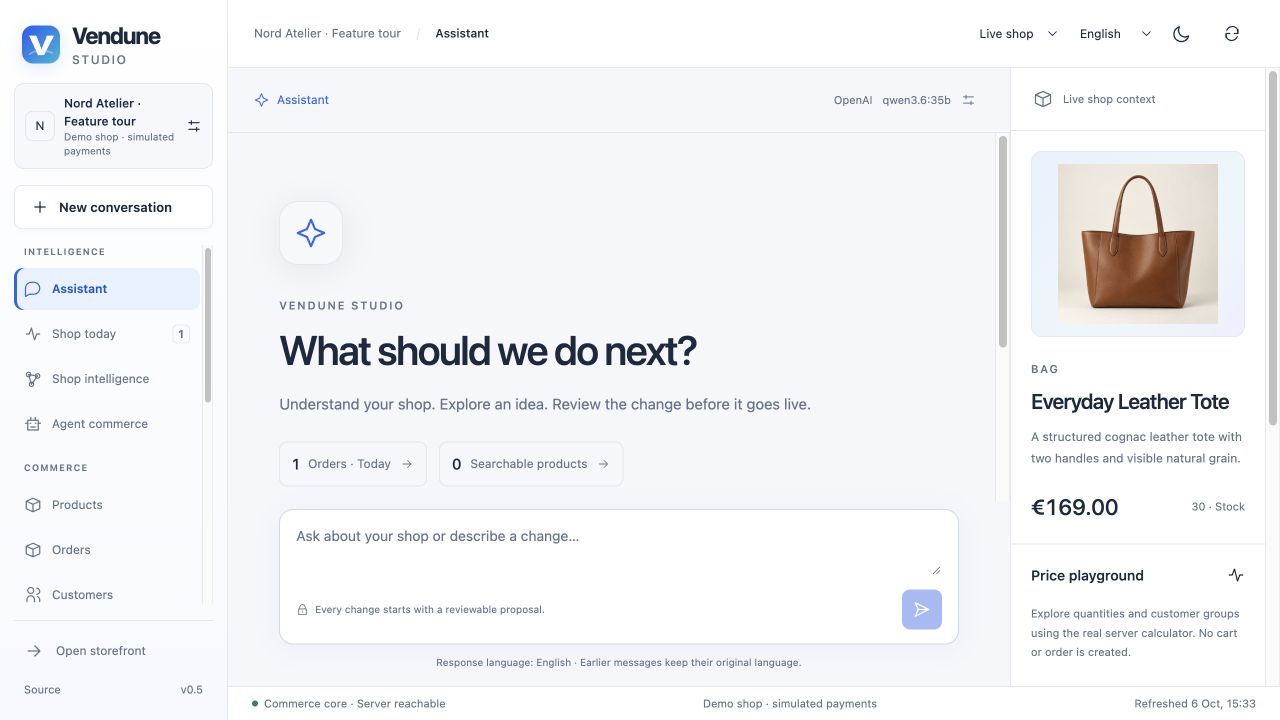 Assistant and live product/price context; this capture makes no model call